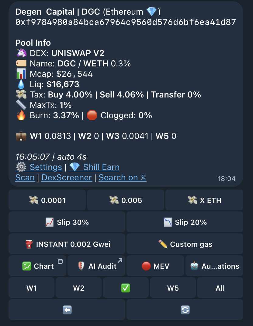 Token-Audit- und Monitor-Schnittstelle